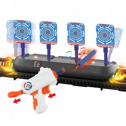 Smart Scoring Target Practice Toy Set with Auto Reset Targets Digital Scoreboard—NO.0566 - Toytexx Smart Scoring Target Practice Toy Set with Auto Reset Targets Digital Scoreboard—NO.0566 - Toytexx